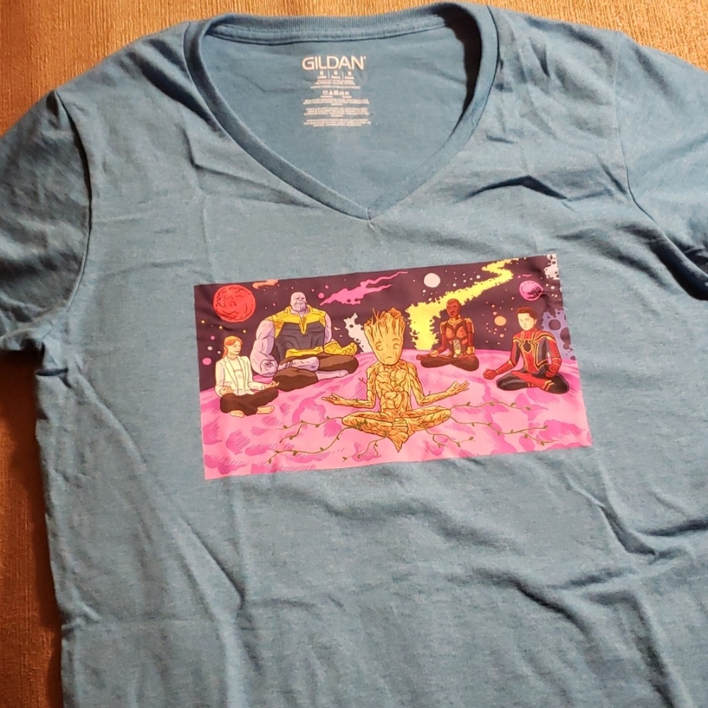 Custom Groot Meditation Shirt